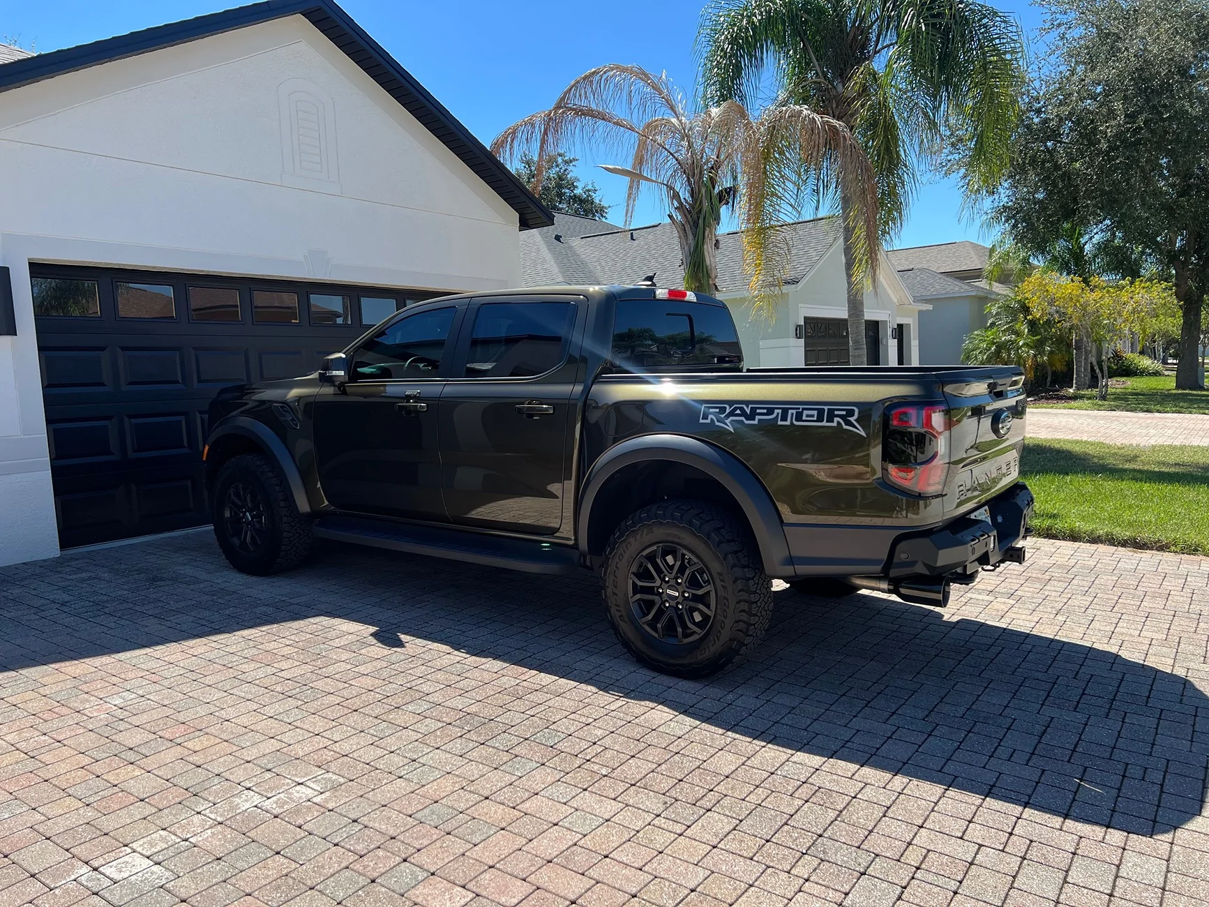 Ford Ranger AWE SWITCHPATH Exhaust paired with Addictive Desert Design Phantom rear bumper. IMG_4407