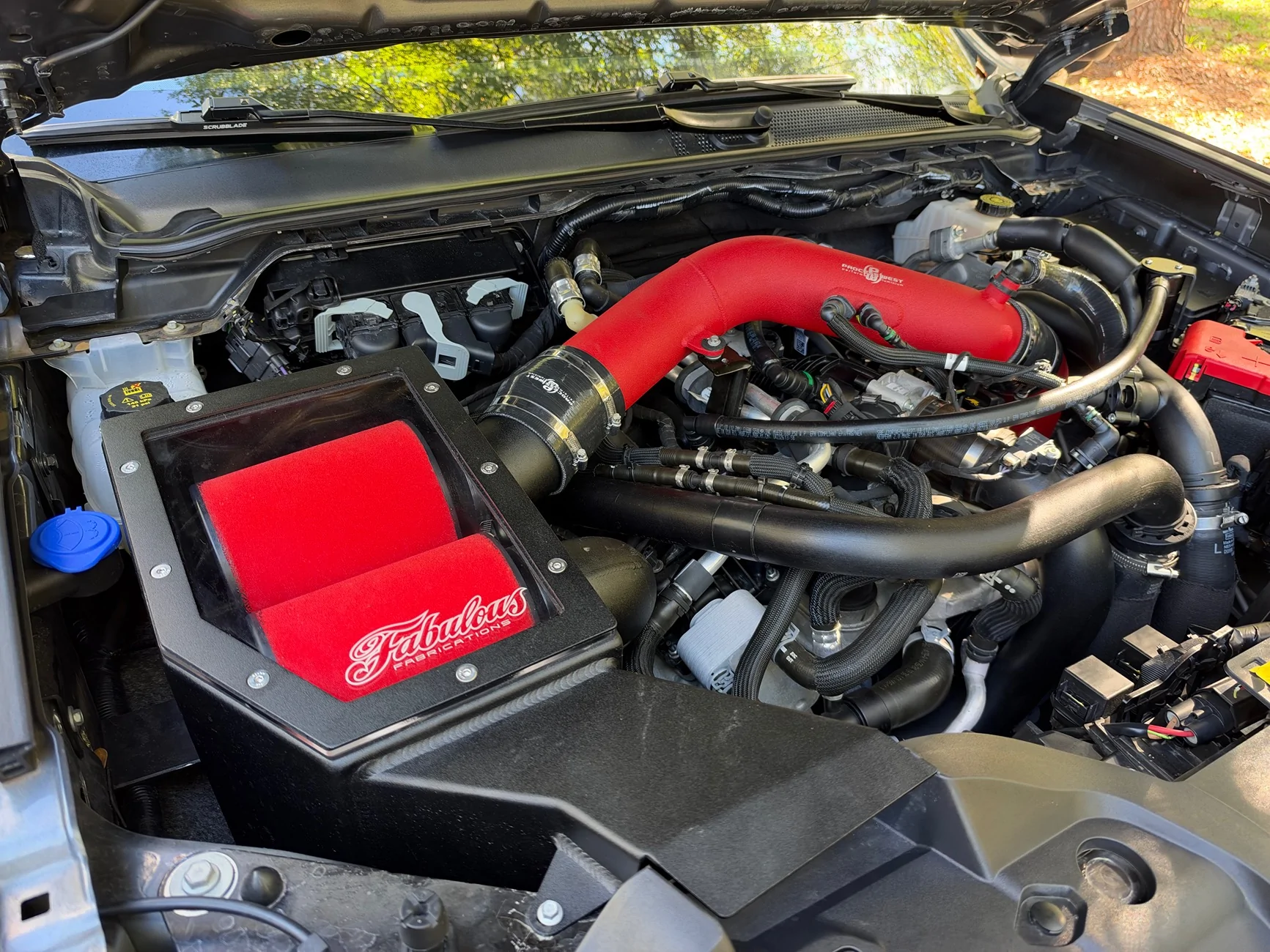 Ford Ranger Fabulous Fabrication air box installed on state side Raptor IMG_9641