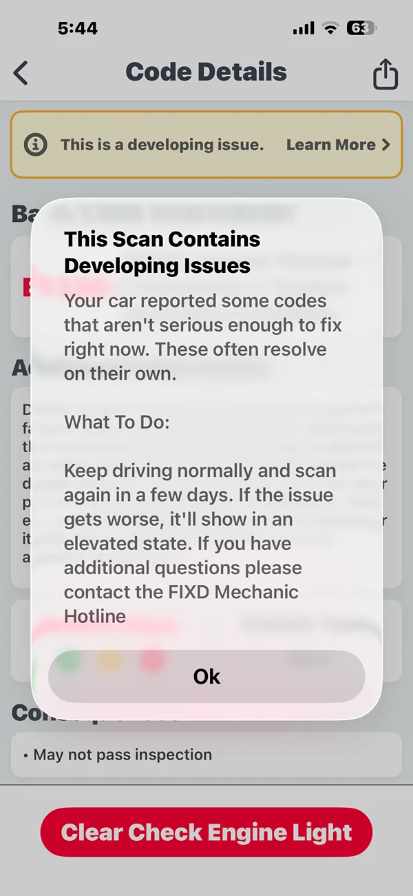 Ford Ranger Engine code lights IMG_5671