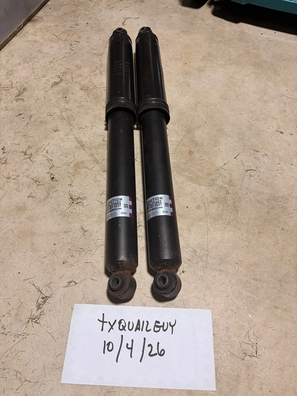 Ford Ranger 2 - 2025 XLT FX4 rear shocks $100 + shipping IMG_5550