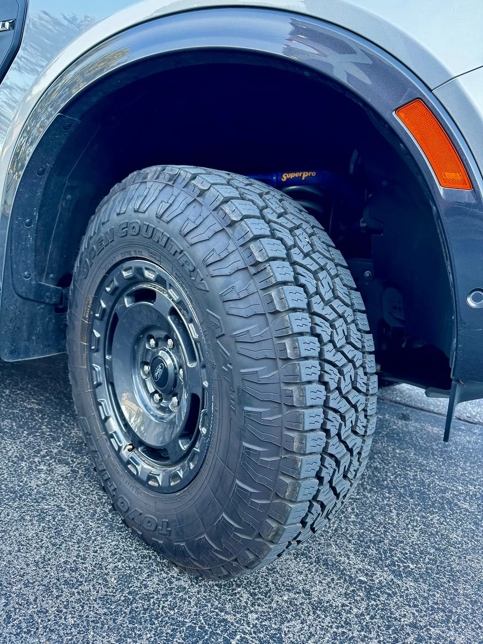 Ford Ranger Bronco Everglades Wheels on 255/80/17 Pizza Cutters tires IMG_4281