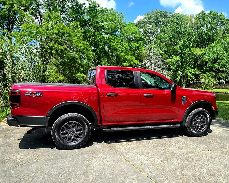 Ford Ranger Three Rangers at the gas station. 250th ranger