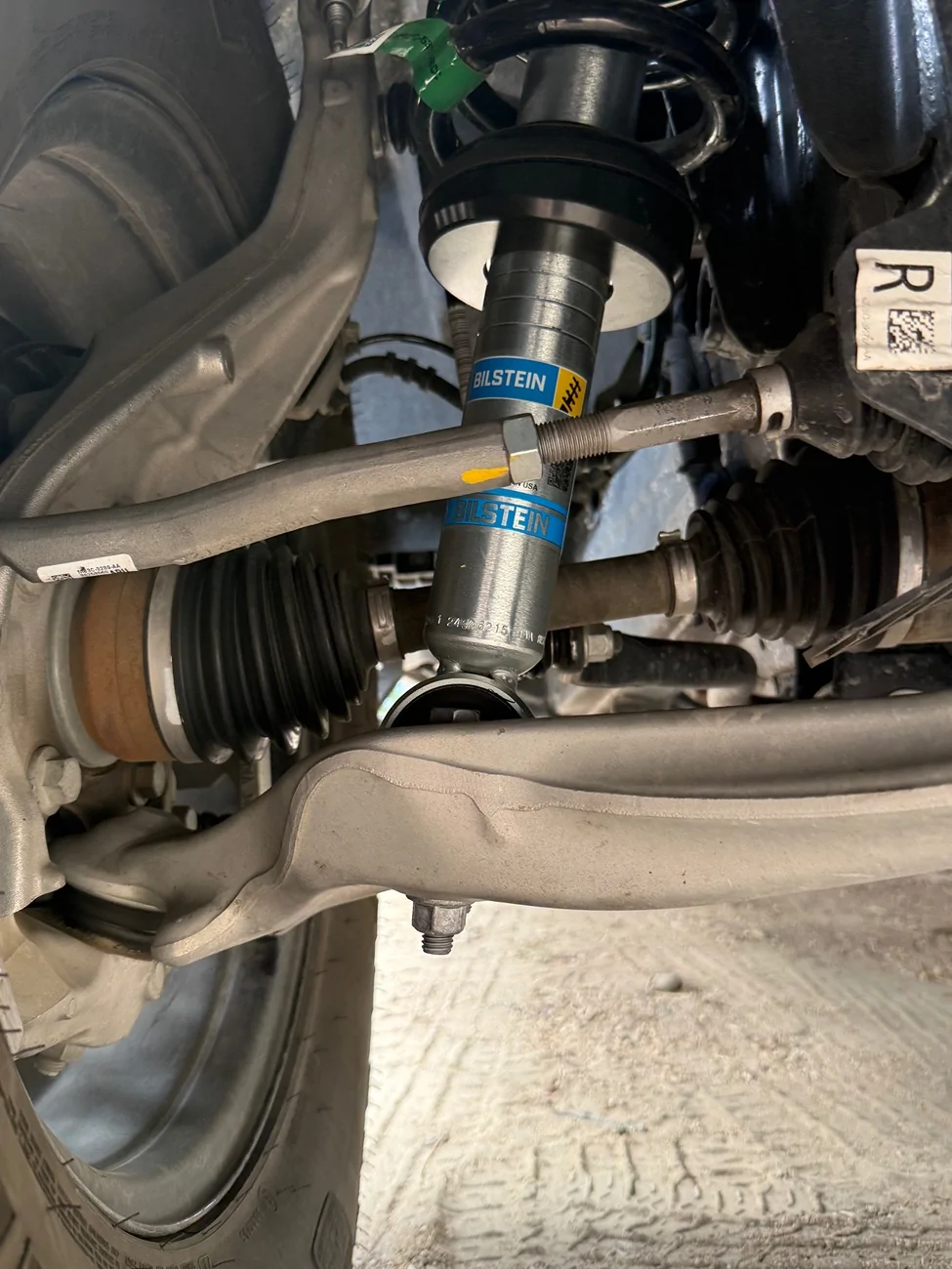 Ford Ranger Bilstein 5100 shocks installed on Ranger XL 4x4 IMG_4070