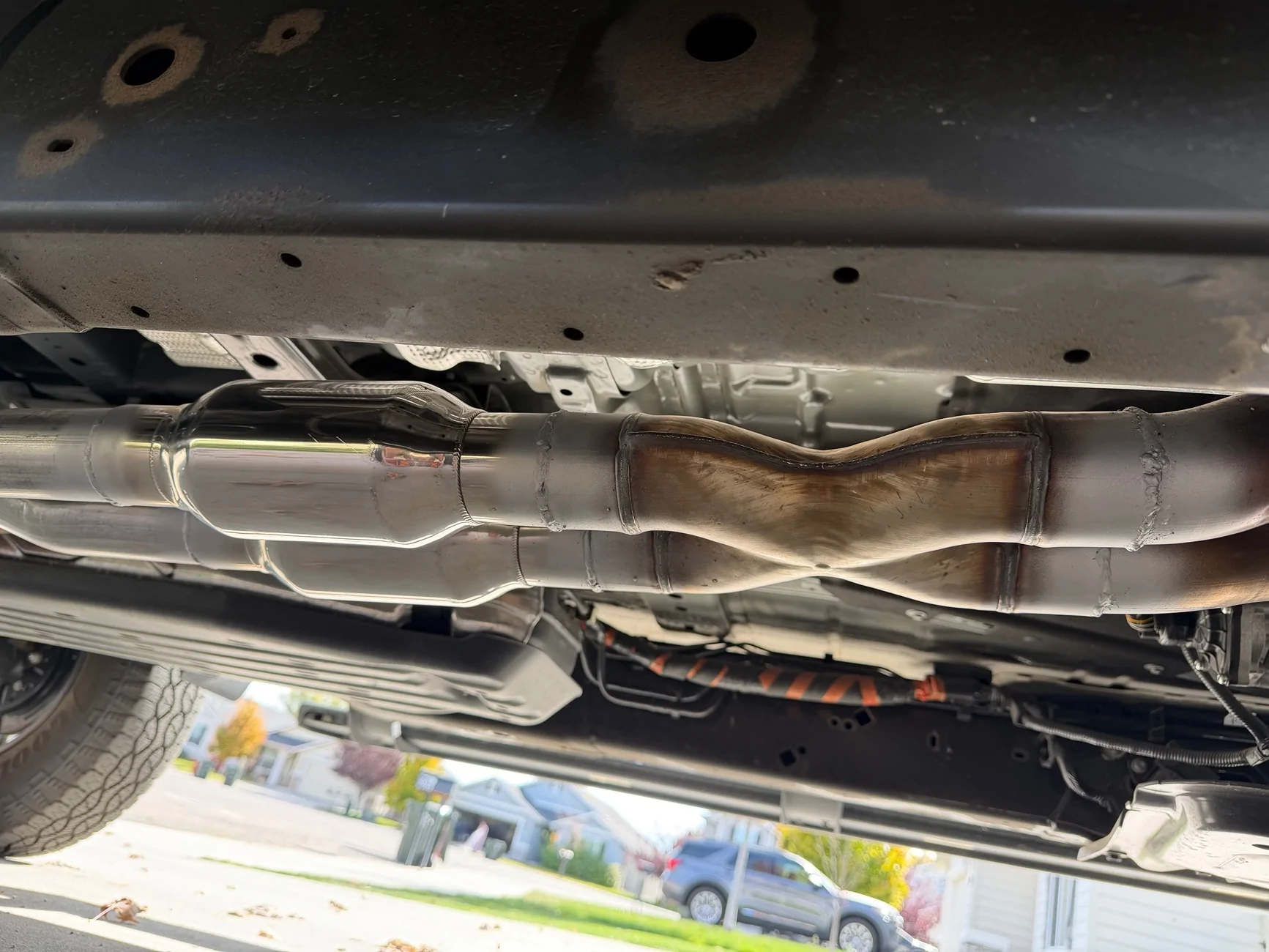 Ford Ranger My 2.7 Exhaust set up IMG_9406
