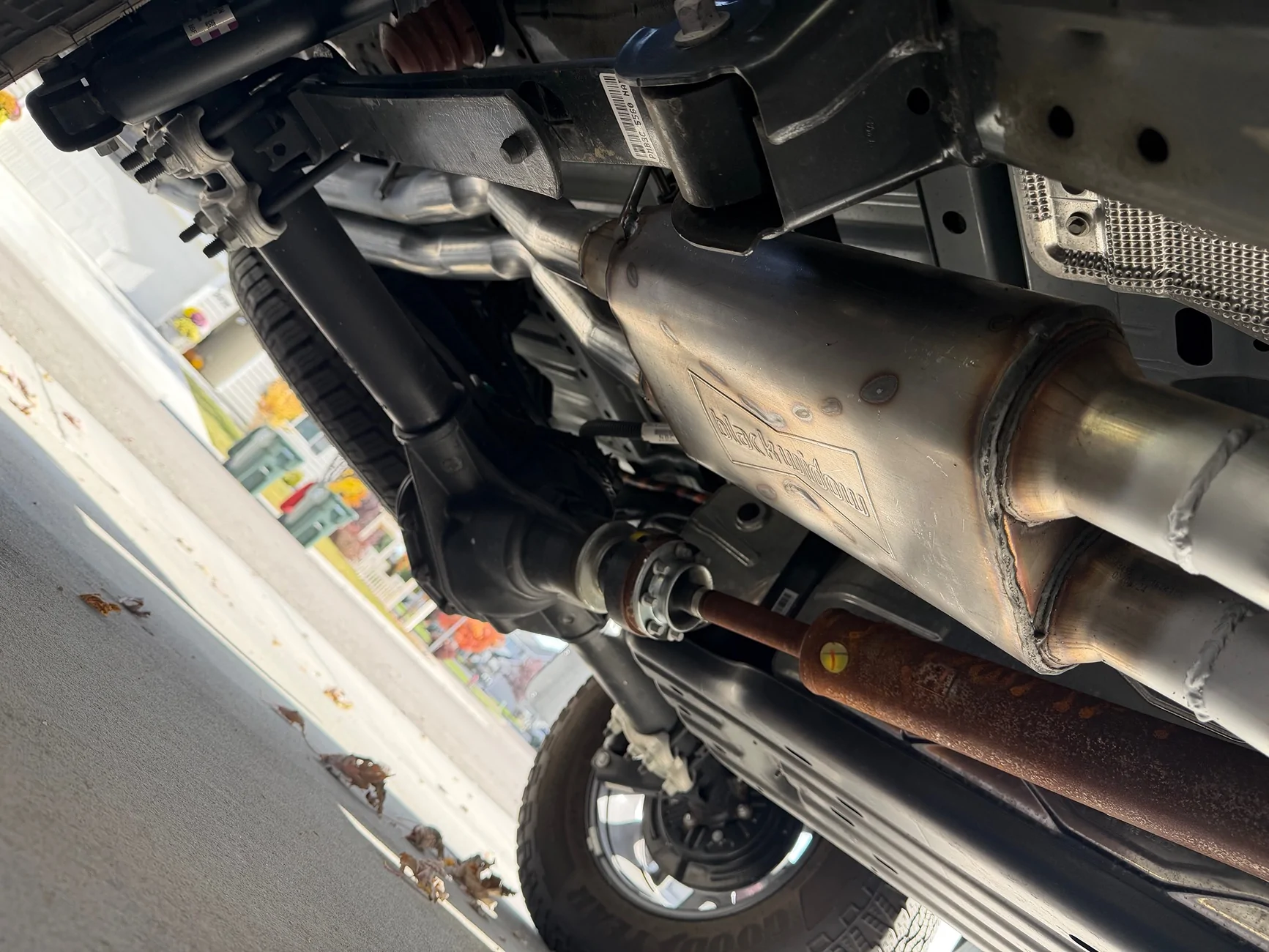 Ford Ranger My 2.7 Exhaust set up IMG_9407