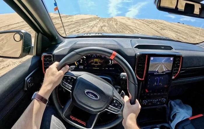 2024 Ranger Raptor - Sending it at the Sand Dunes