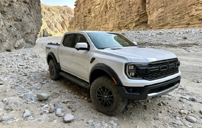Ranger Raptor on Anza Borrego Trail