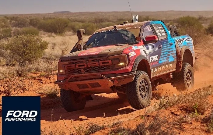 Ford Performance Ranger Raptor Race Truck at Finke Defending Title