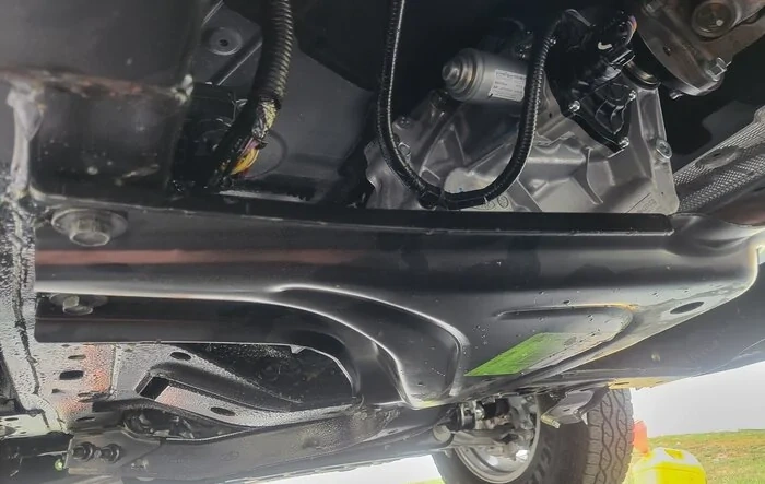 Transfer Case shield install on XL