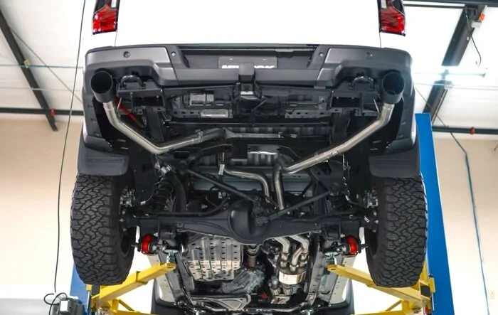 New Catback Valved Exhaust Install Sound Clips vs resonator delete / tips (on 2024 Ranger Raptor)