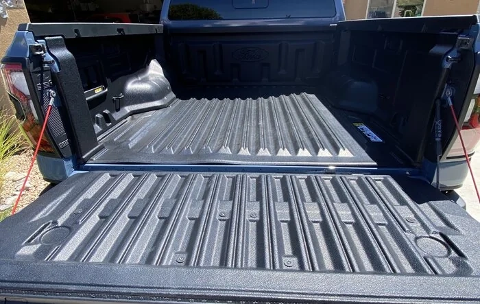 Ford Accessory Bed Liner and Keypad Installed