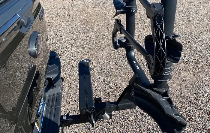 Kuat Transfer with Swing Bike Rack installed