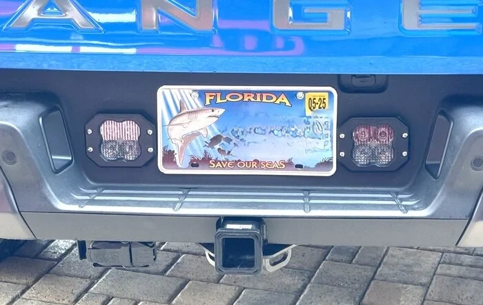 Diode Dynamics SS3 Sport Combo Installed in Rear Bumper w/ help from 3D print