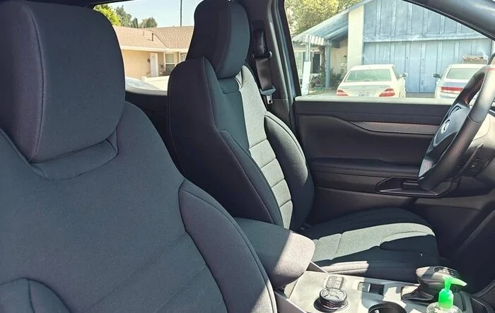 Wet Okole neoprene seat covers installed in Ranger Raptor
