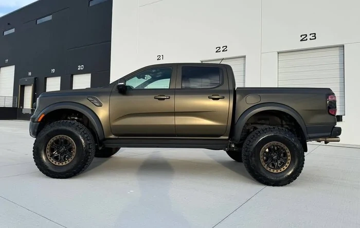 Stealth PPF on Shelter Green 2024 Ranger Raptor