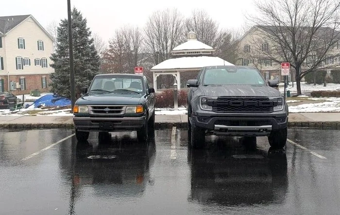 Size difference old Ranger vs. new
