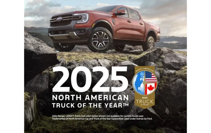 Ford Ranger Earns 2025 North American Truck of the Year