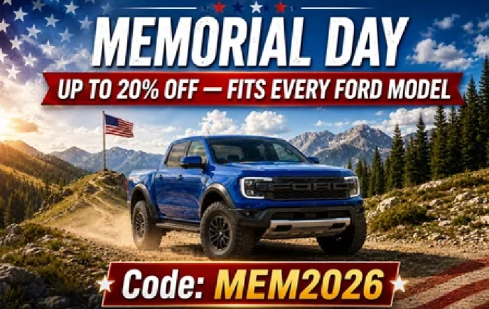 [MAXPRO LINER] Memorial Day Sale — Up to 20% OFF All Ford Floor Mats & Cargo Liners | Code: MEM2026 (Ends May 31)