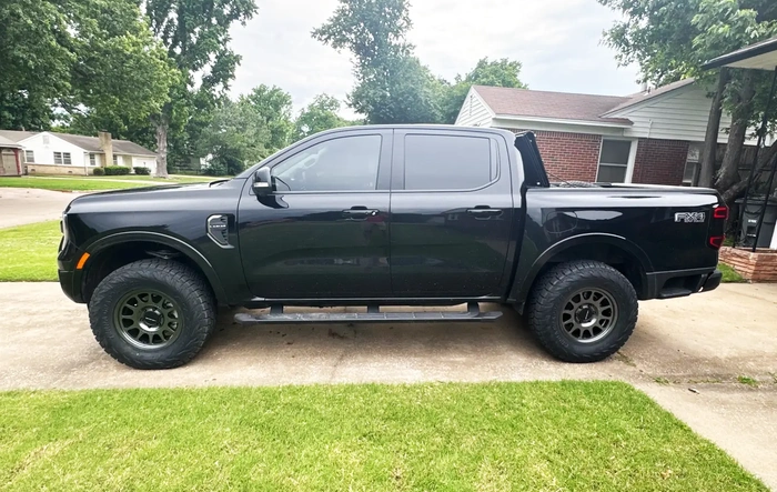 Shadow Black Ranger Build: Eibach Stage 2 Kit, Method 703, Nitto Terra Grappler G3, Bakflip MX4