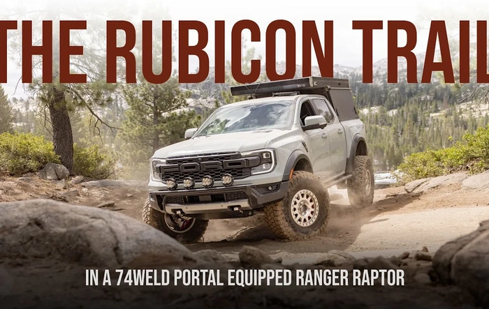 Ranger Raptor w/ 74Weld Portal on the Rubicon