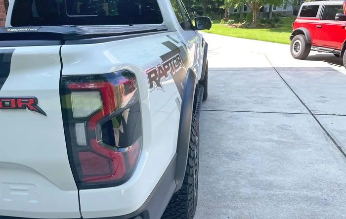 Before/After with 1" wheel spacers