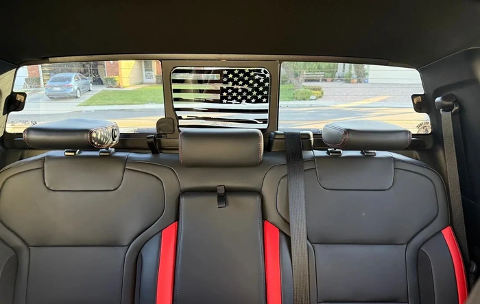 Rear Folding Headrests installed in Ranger Raptor - DIY how-to