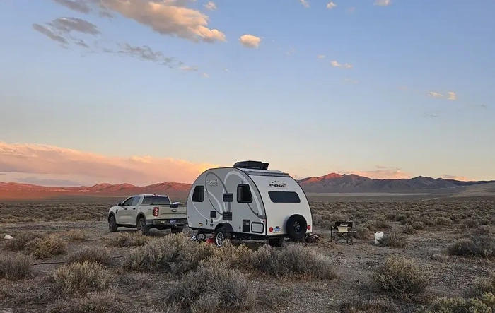 First towing, desert and camping trip