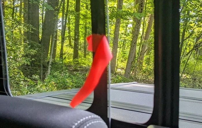 Rear Window Ventilation / Air Flow Test