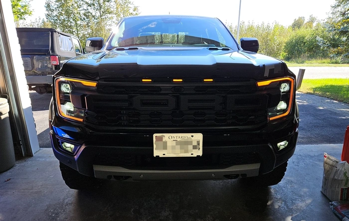 First mod - Amber DRL & grill lights