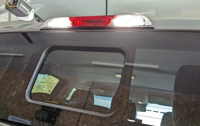 LED Cargo Light Bulbs installed